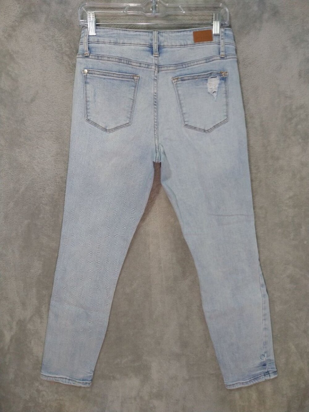 Judy Blue Jeans Womens 7/28 Denim Boyfriend Mid Rise Distressed Stretch - Picture 2 of 10